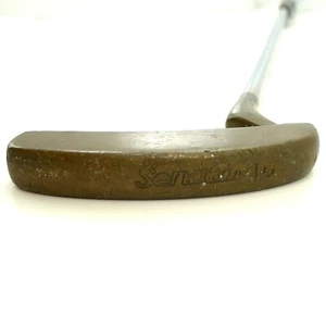 Vintage Senator III Swan Neck Curved Sole Putter Bullseye Style Brass 35" - Picture 1 of 6