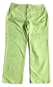 Lilly & Van Jeans 1X (36x29) Stretch Straight High Rise Green Jeans Women's - Picture 1 of 5