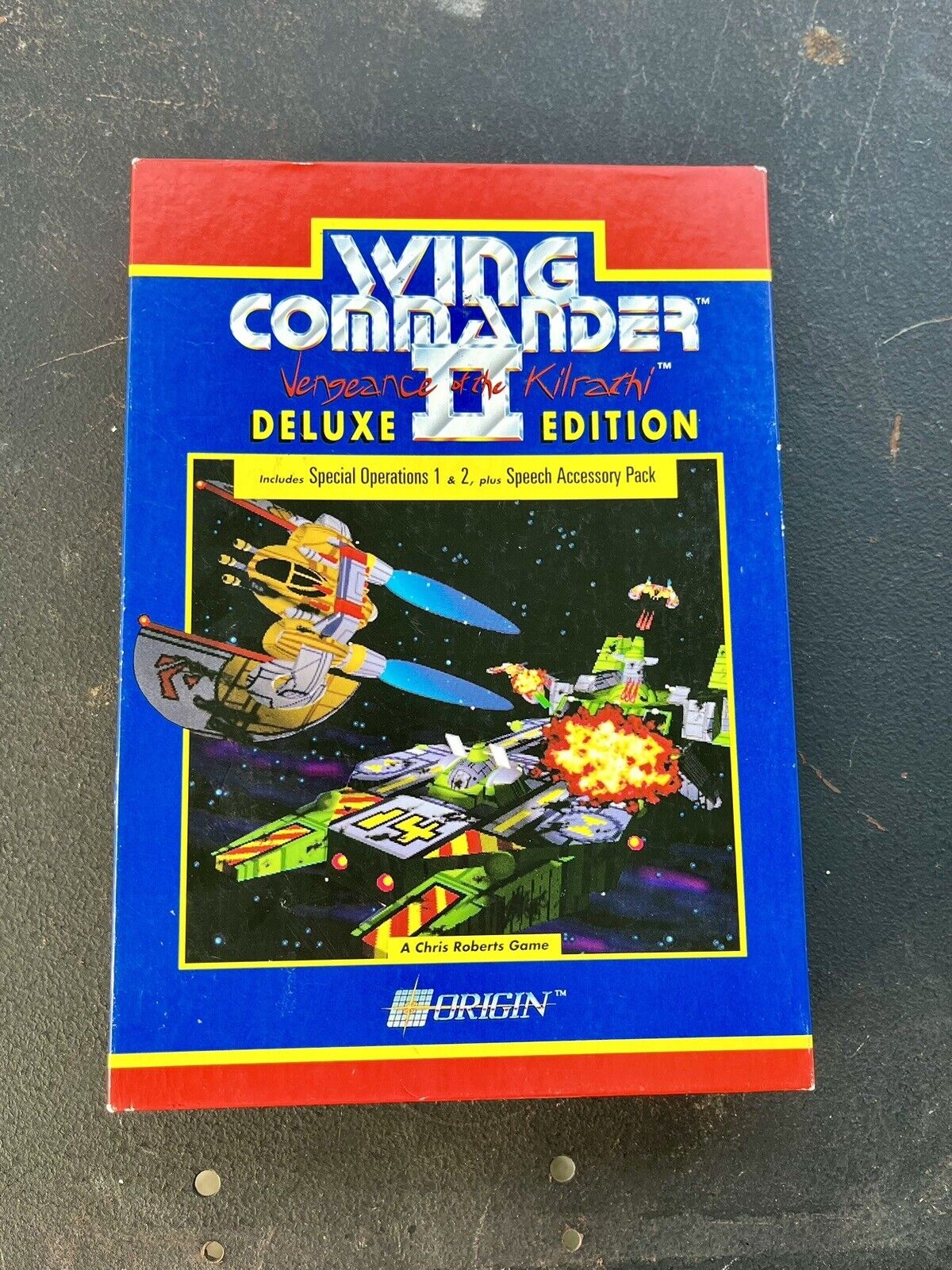 Wing Commander II Vengeance of the Kilrathi IBM Deluxe Ed CD ROM - Computer Game