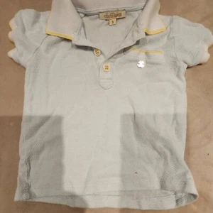 ROBERTO CAVALLI Baby Junge Polo/Golf Shirt blau mit gelbem Besatz 9M - Bild 1 von 3