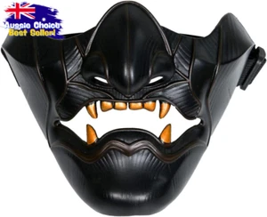 Ghost of Tsushima Mask Jin Sakai Half Face Cosplay Helmet Halloween - Picture 1 of 12