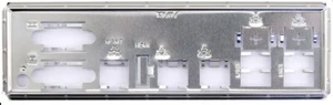 Asrock 13G024256000AK I/o Shield Blende Cover E3C256D4U 2L2T Rack Server Board - Bild 1 von 1
