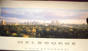1 X PÓSTER DE MELBOURNE AUSTRALIA 95 X 45 CM POR RON SACERDOTI VER OTROS - Imagen 1 de 2
