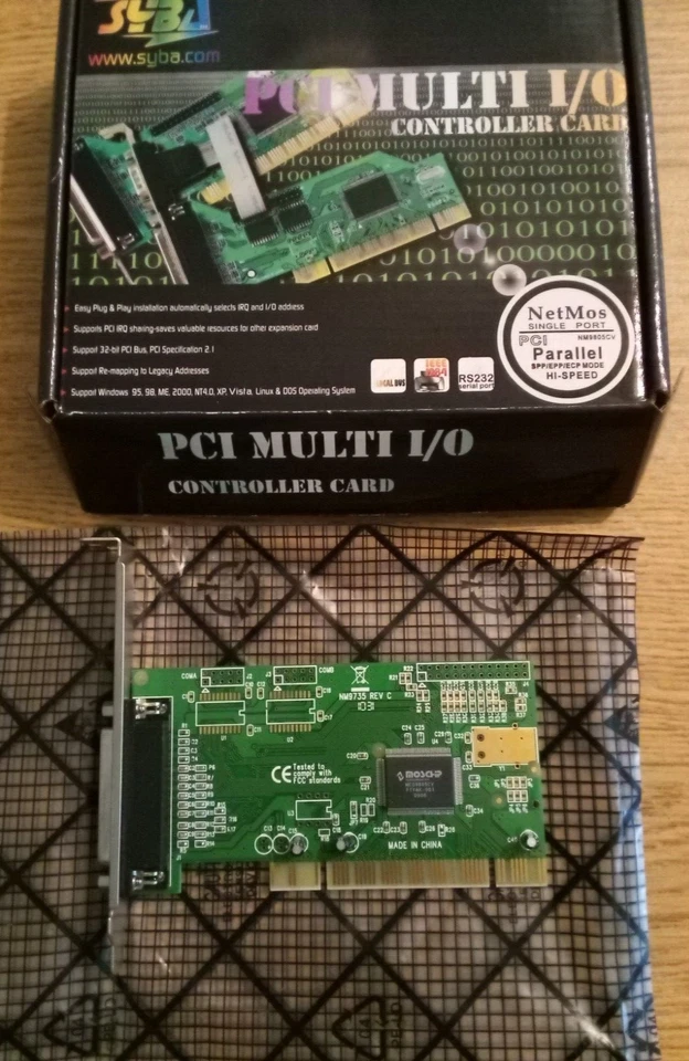 Syba PCI parallel port SPP/EPP/ECP - Image 1 of 1