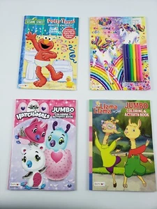 Children's Activity 4 Book Lot | Sesame Street Potty Training | Coloring Puzzles - Bild 1 von 15