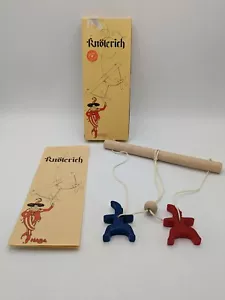 Juego de Cuerda de Rompecabezas de Madera Haba Knoterich con Caja Alemania Occidental - Imagen 1 de 16