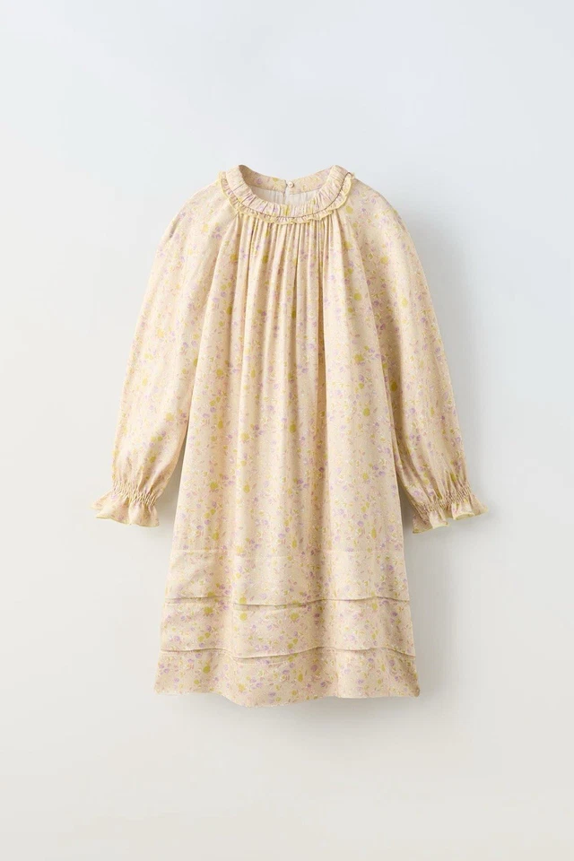 Zara Kids Girl Flowers Dress Size 6. - Image 1 of 4