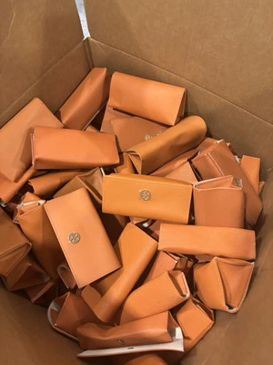 LOTE X200 GAFAS DE SOL AUTÉNTICAS NARANJA TORY BURCH ESTUCHE CUERO Foto 1 de 2