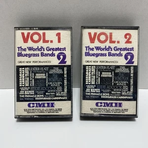 The Worlds Greatest Bluegrass Bands Vol 1 & 2 Cassette - Imagen 1 de 3