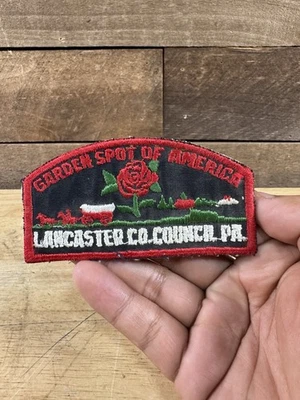 Vintage Boy Scouts Patch Garden Spot Of America Lancaster Co. Council PA BSA - Image 1 of 4