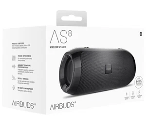 New Black AS8 Airbuds Wireless Bluetooth Speaker WL15201 - Picture 1 of 1
