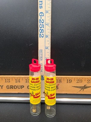 Pro-Shot MP20 20/28 Gauge Shotgun Cotton Cleaning Wool Bore Mop Set of 2 NOS - Image 1 of 3