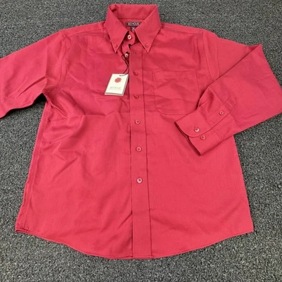 Camisa Red House Para Hombre XS Roja Sin Planchar Vestido Manga Larga Sin Arrugas Foto 1 de 4