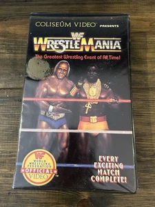 WWF WrestleMania 1 VHS Coliseum Video 1985 Clamshell Hulk Hogan Mr. T, NO TAPE - Bild 1 von 4