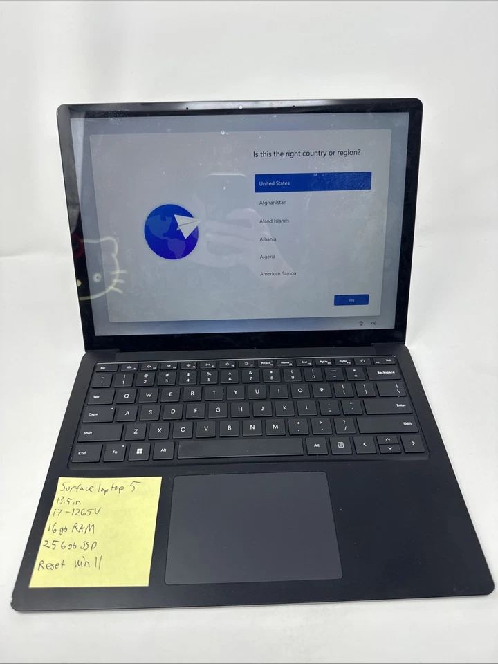 Microsoft Surface Laptop 5 i7-1265U 16GB 256GB SSD 13.5" Táctil Win11 Pro Foto 1 de 4