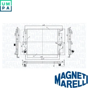 RADIATOR ENGINE COOLING 350213165900 FOR DACIA LOGAN/EXPRESS/Pickup/MCV 1.6L - Picture 1 of 6