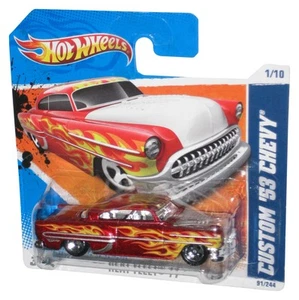Hot Wheels Heat Fleet Custom 1/10 Red '53 Chevy Toy Car 91/244 - (Short Card) - Picture 1 of 1