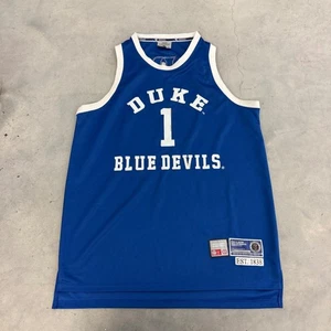 Vintage Colosseum Duke Blue Devils Classic Blue ACC Basketball Jersey Mens Sz XL - Picture 1 of 4