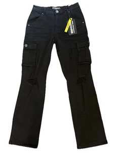 Neu CDMG Herren Jeans 30 x 32 Loose Fit Cargo Taschen Street Distressed Grunge - Bild 1 von 12