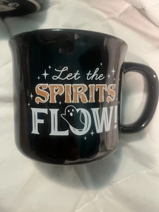 Halloween Lagerfeuer Tasse Geist "Let The Spirts Flow" - Bild 1 von 3