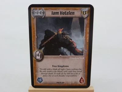 WARLORD Saga of the Storm CCG Free Kingdoms Character Card IAM HOTELEN 090/336 - Image 1 of 2