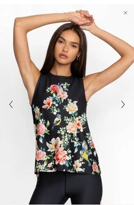 Johnny Was BIRDIE CUELLO ALTO ACTIVO SWING TANK Talla Pequeña NUEVO - Imagen 1 de 6