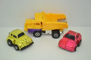 Transformers Vintage G2 Mini Autobots Bumblebee Cliffjumper Longhaul 1985 Chrome - Picture 1 of 8