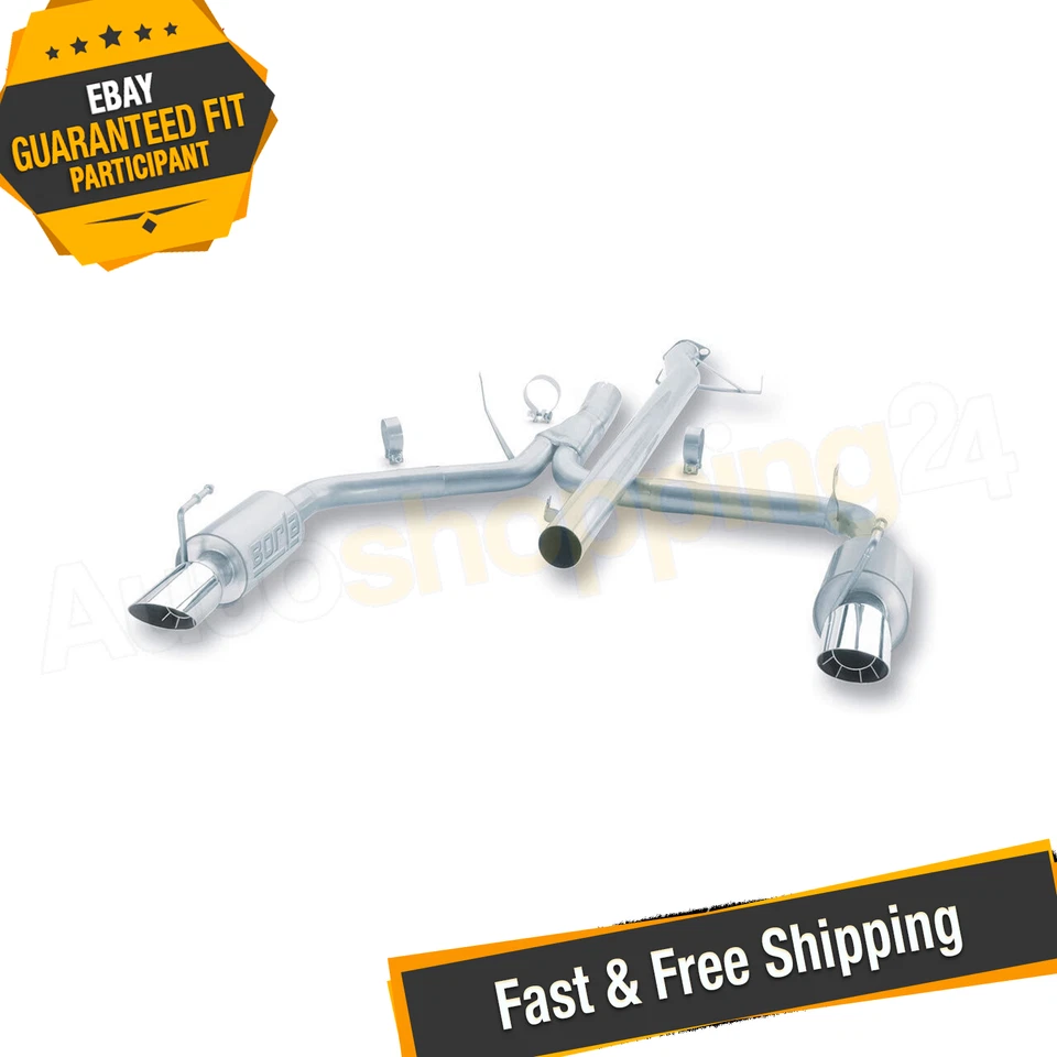 Borla 15443 S-Type Catback Exhaust for 1991-1996 Dodge Stealth R/T 3.0L V6 Foto 1 de 4