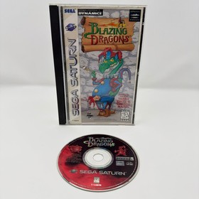 Blazing Dragons Sega Saturn Video Game Monty Python Voices Registration Card