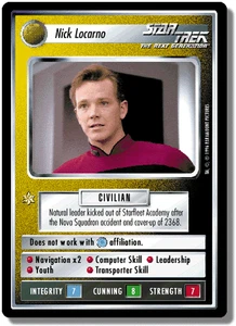 Nick Locarno - Q-Continuum - Star Trek CCG 1E - Imagen 1 de 6
