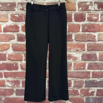 Express Design Studio Correspondent Pants Womens 4 Plain Black Wide Leg Trousers - Image 1 of 4