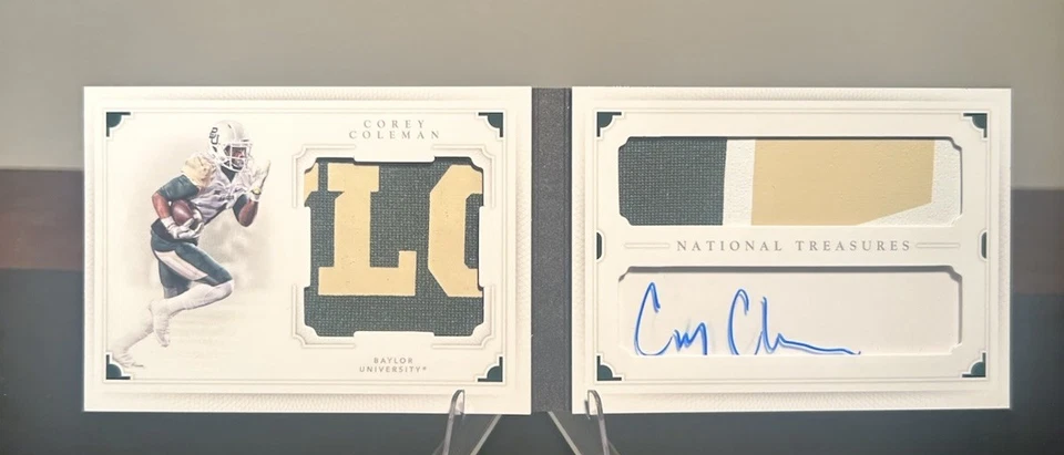 2016 Panini National Treasures Collegiate /30 Corey Coleman #10 Rookie Rpa RC - Image 1 of 3