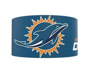 1.5" (1 yard) Dolphins Football team Miami Grosgrain Ribbon 1108828 - Picture 1 of 2
