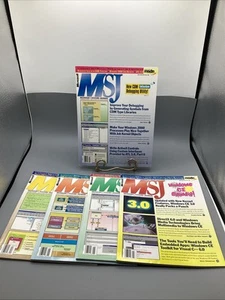(5) 1999 Microsoft Systems Journal Magazine Lot - March-July *RARE* - Afbeelding 1 van 6