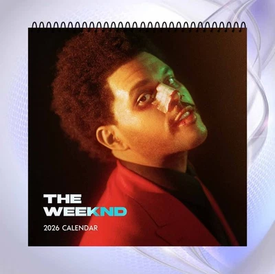 The Weeknd 2026 Calendar, RnB Pop Star Wall Calendar, Music Fan Gift Idea - Image 1 of 4