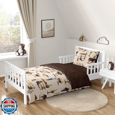 Комплект постельного белья Sweet Jojo Designs коричневый ковбойский вестерн для мальчика ясельного возраста детский - Изображение 1 из 4