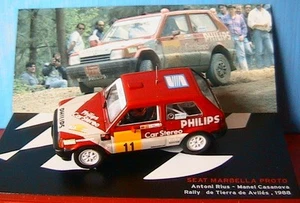 SEAT MARBELLA PROTO #11 RALLY TIERRA DE AVILÉS 1988 ANTONI RIUS MANEL CASANOVA - Imagen 1 de 1