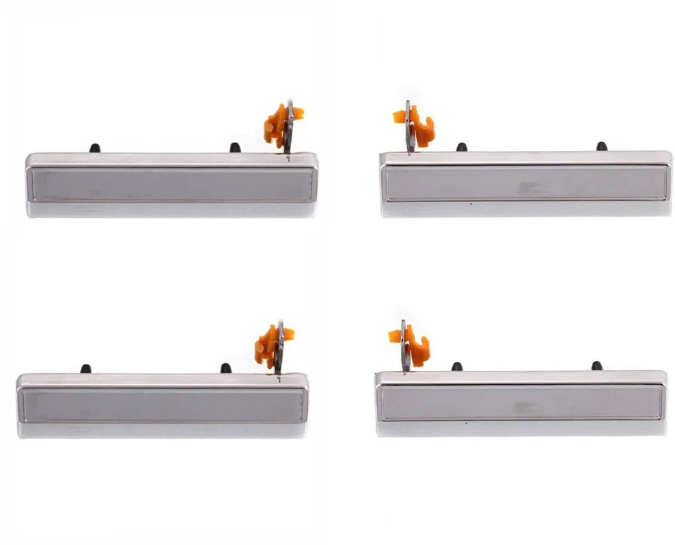 Outside Door Handles for Chevy S10 82-93 Caprice 80-90 Chrome Metal Set Olds