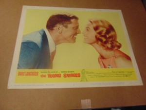 YOUNG SAVAGES /ORIG. 11X14  LOBBY CARD (BURT LANCASTER/DINA MERRILL) D353