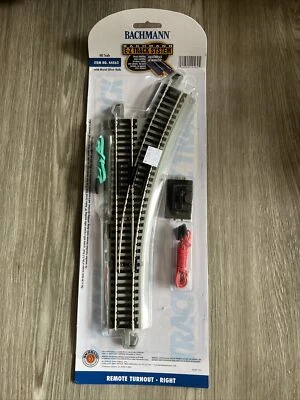 Bachmann HO Scale Right Remote Turnout / Switch #44562 - Image 1 of 2