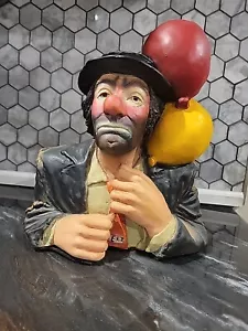#346 ๐ EMMETT KELLYJr. Sad Clown Balloon Clown Hobo Clown - Picture 1 of 6