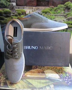 DRESS SHOES CASUAL WEAR, SNEAKERS (BRUNO MARC) SIZE 13 (GRAY) - Picture 1 of 7