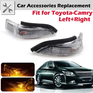 Luz de señal de giro del espejo retrovisor lateral 2 piezas para Toyota Scion Corolla Camry - Imagen 1 de 7