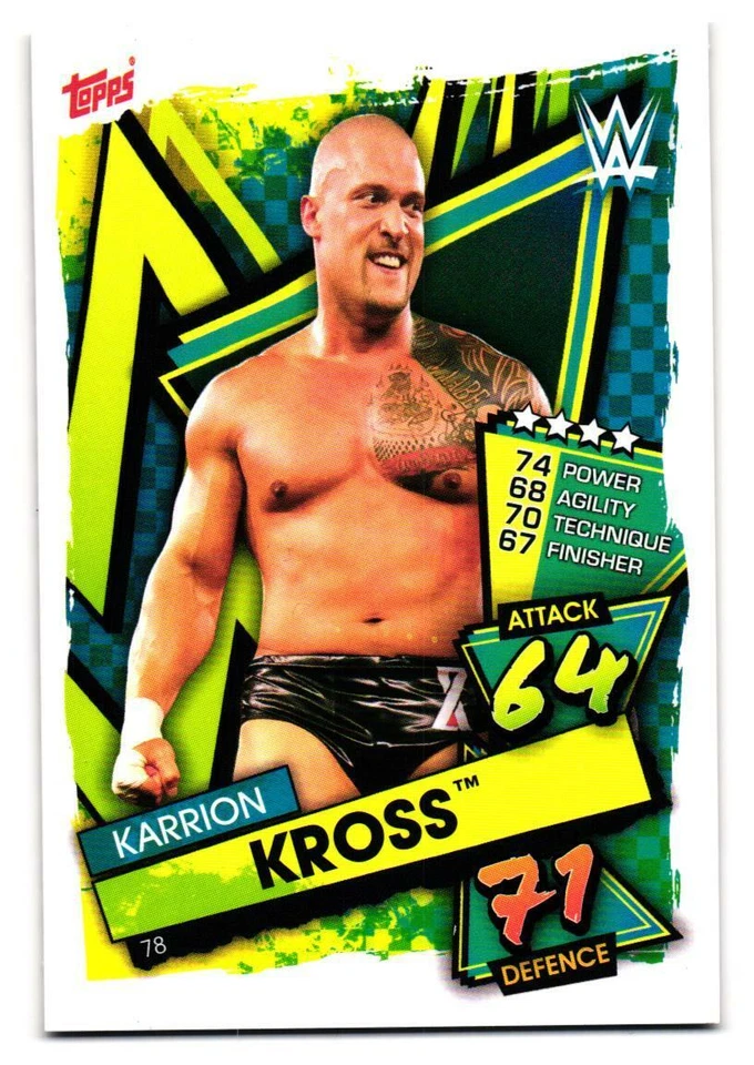 2021 Topps WWE Slam Attax Karrion Kross #78 NXT - Image 1 of 1