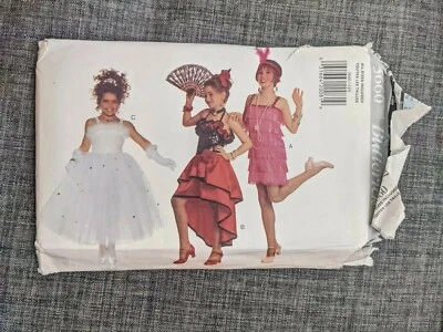 Butterick 3660 Girls Costume Gatsby Princess Senorita Pattern Uncut HALLOWEEN - Image 1 of 4
