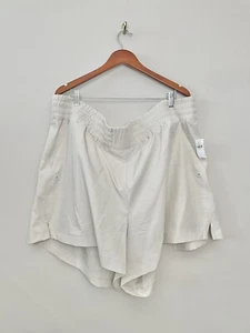 Old Navy Damenshorts beige hellbraun Übergröße 3X 4" Stretch elastischer Bund - Bild 1 von 5