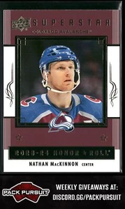 2023-24 Rotolo d'onore ponte superiore #HR-23 Nathan MacKinnon - Foto 1 di 2