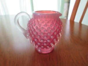 VINTAGE FENTON ROSE OPALISIERENDER KRUG - Bild 1 von 6
