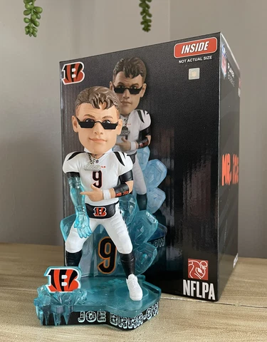 Quarterback JOE Brrr-ow BURROW Cincinnati Bengals MR. ICE Bobblehead #/356 NIB! Cover