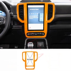 Dashboard Multimedia GPS Screen 10.1 Inch Panel Trim for Ford Ranger 2023+ Orang - Picture 1 of 5